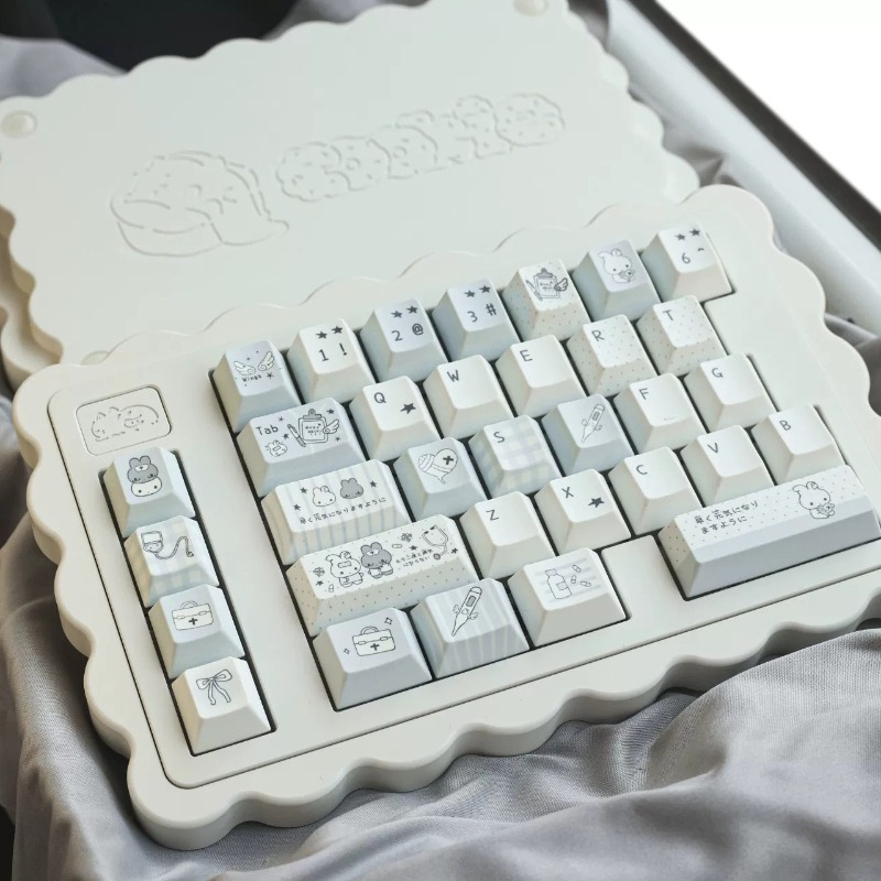 Gaming Keyboard Ergonomic - Tastiera Divisa Soda Stack Personalizzata, Tri-modalità
