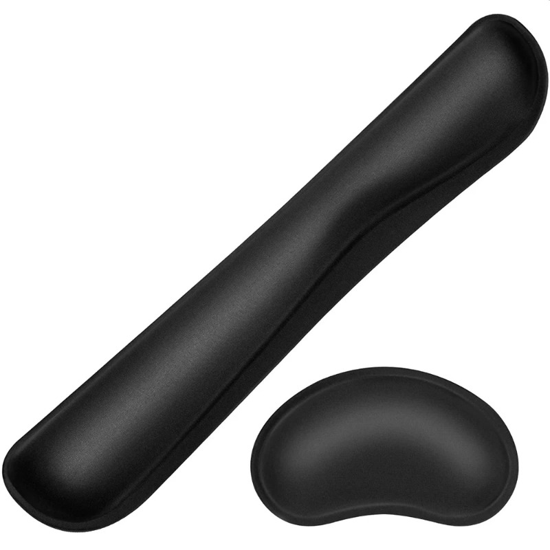 Gaming Keyboard Ergonomic - Set Ergonomico con Poggiapolso per Tastiera