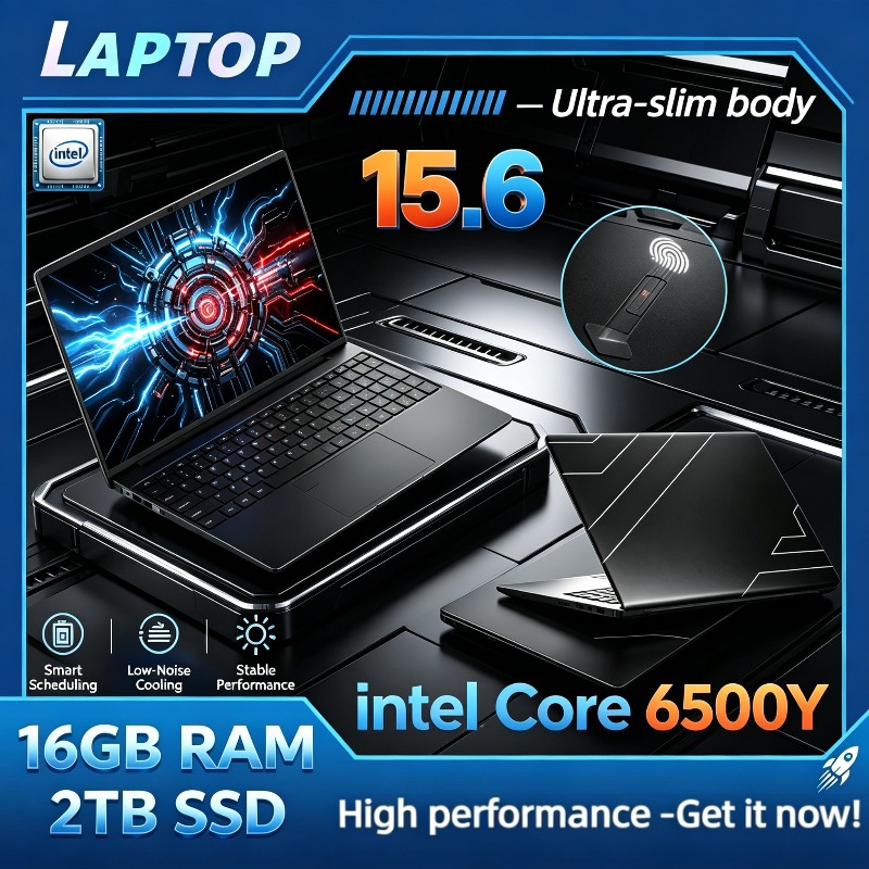 Gaming Keyboard 2026 - Laptop da gioco portatile nero da