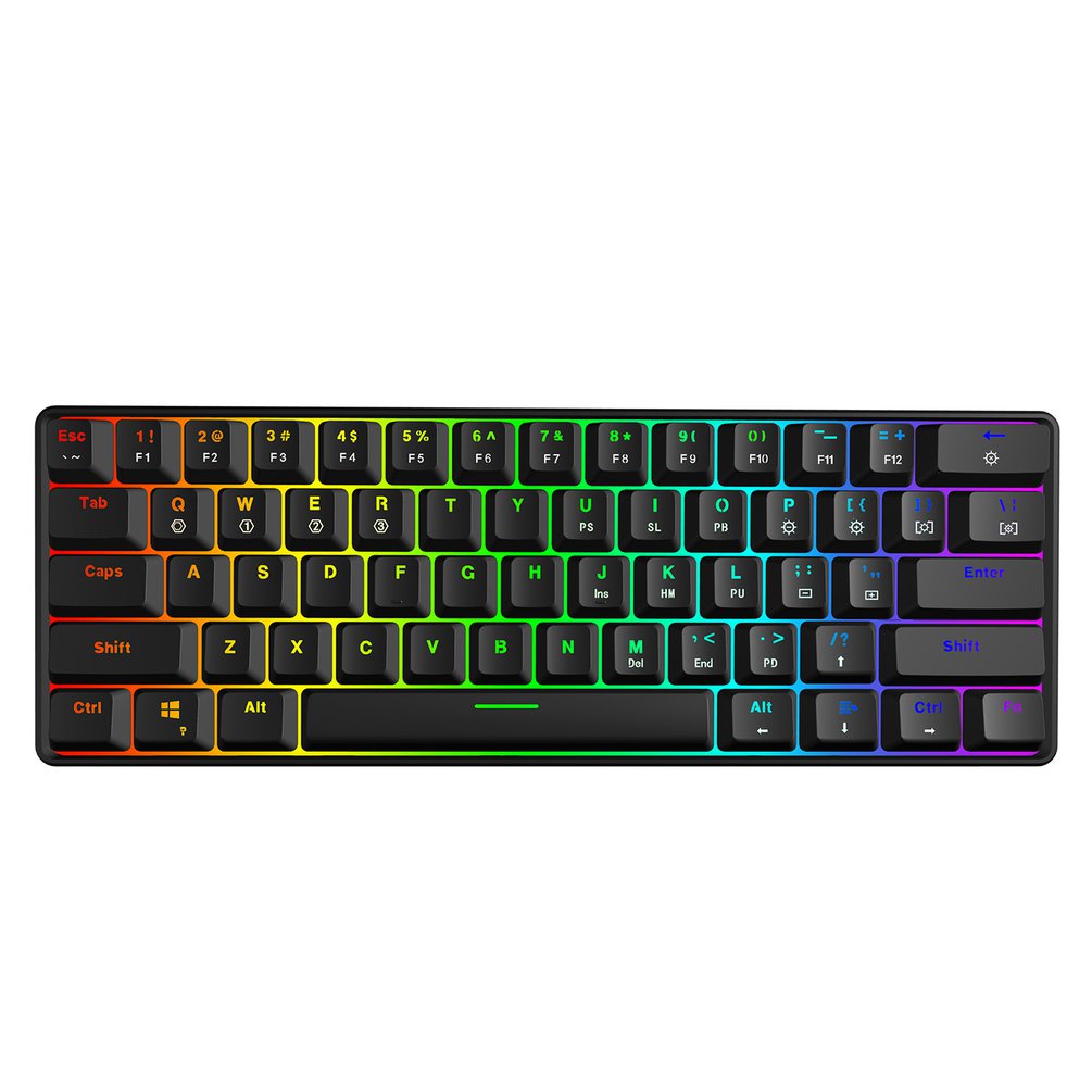 Gaming Keyboard And Mouse Combo - SKYLOONG GK61 Mini portatile 60% tastiera