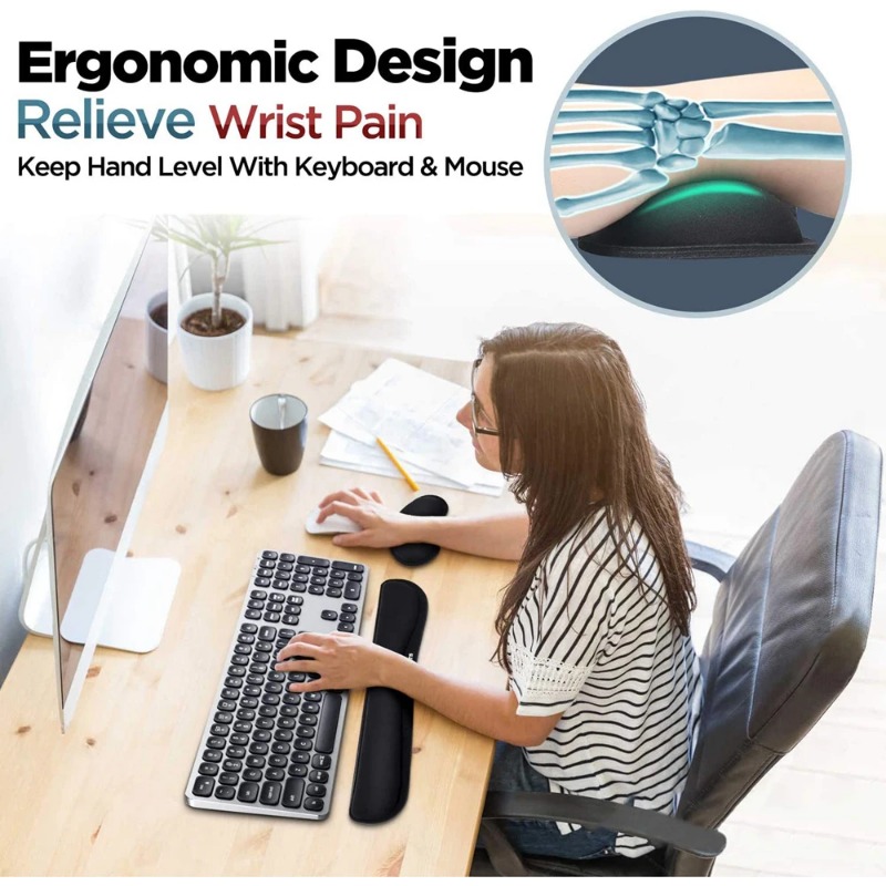 Set Ergonomico con Poggiapolso - Gaming Keyboard Ergonomic recensione e prezzo