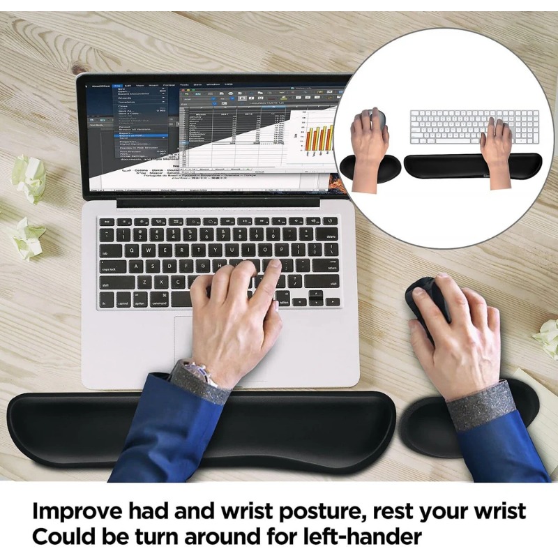 Set Ergonomico con Poggiapolso - Gaming Keyboard Ergonomic recensione e prezzo