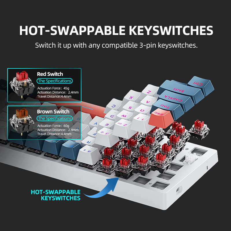 K500-B61 Machenike Mini Keybao - Gaming Keyboard Magnetic Switches recensione e prezzo