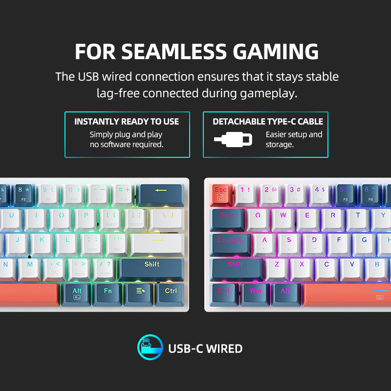 K500-B61 Machenike Mini Keybao - Gaming Keyboard Magnetic Switches recensione e prezzo