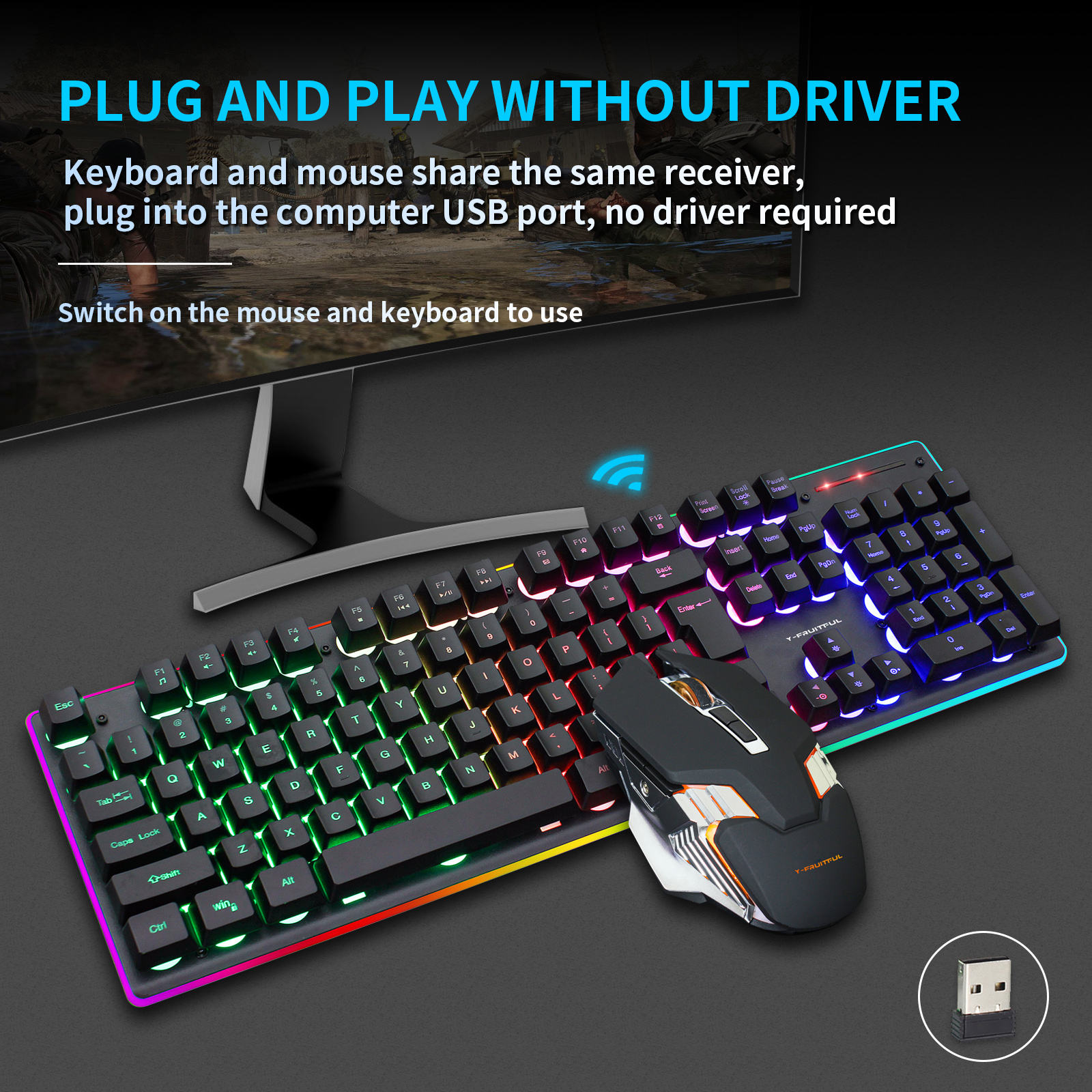 Combo tastiera e mouse meccani - Gaming Keyboard And Mouse Combo recensione e prezzo
