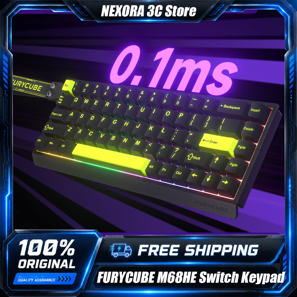 Tastiera da Gaming FURYCUBE M6 - Gaming Keyboard Hall Effect Switches recensione e prezzo