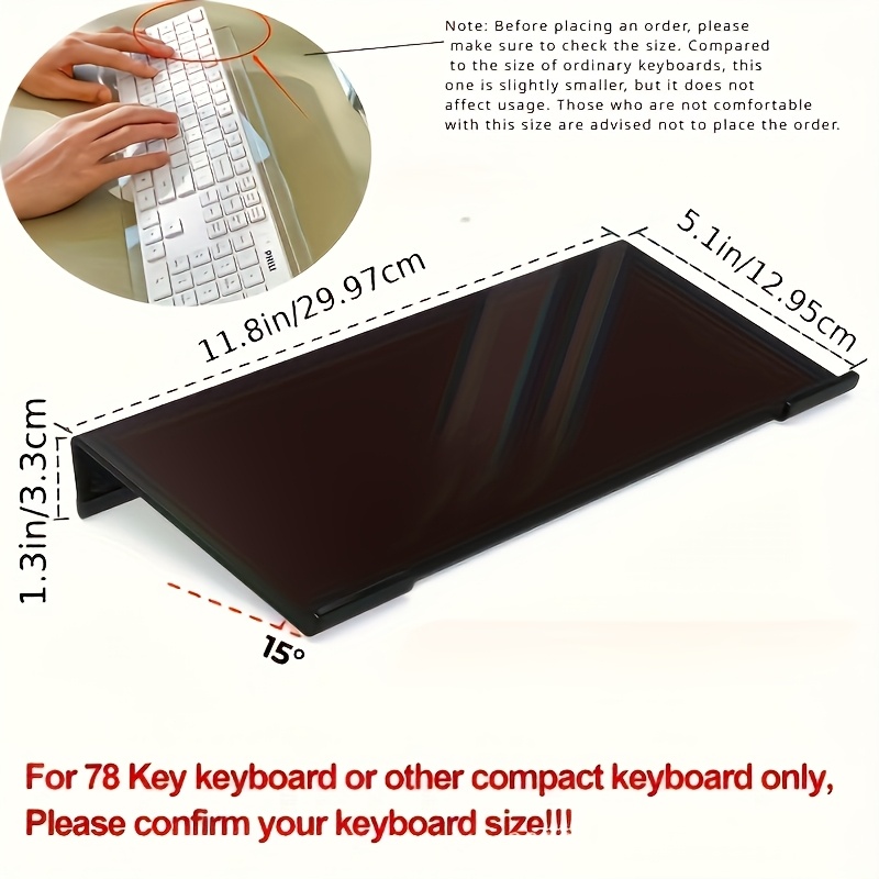 Supporto per tastiera in acril - Gaming Keyboard Ergonomic recensione e prezzo