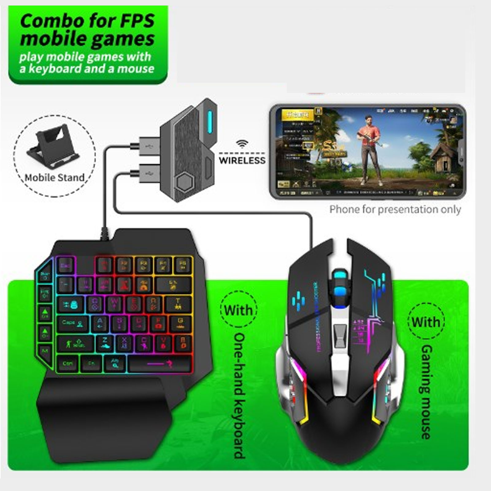 Pacchetto combinato per giochi - Gaming Keyboard And Mouse Combo recensione e prezzo