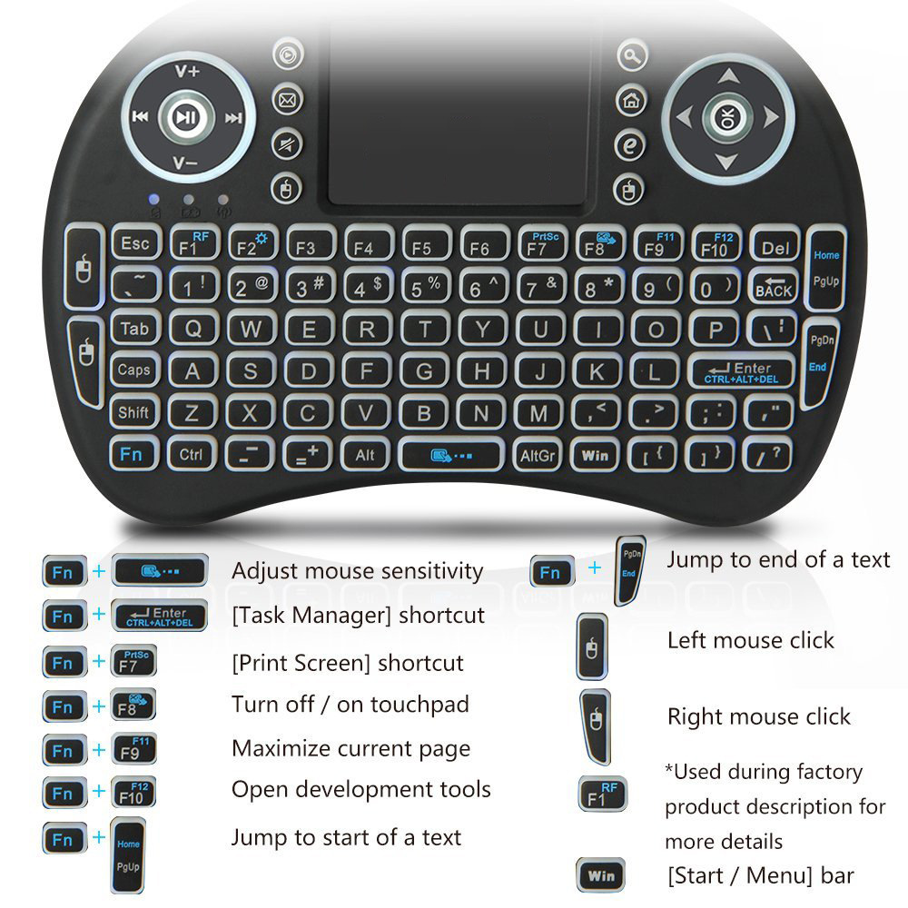 Mini tastiera wireless retroil - Gaming Keyboard And Mouse Combo recensione e prezzo